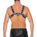 Ouch Chest Bulldog Harness Blue Small To Medium