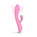 Love To Love Bunny And Clyde Tapping Rabbit Vibrator Pink