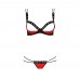 Passion Midori Red And Black Bra Set Passion Midori Red And Black Bra Set